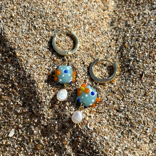 santorini earrings