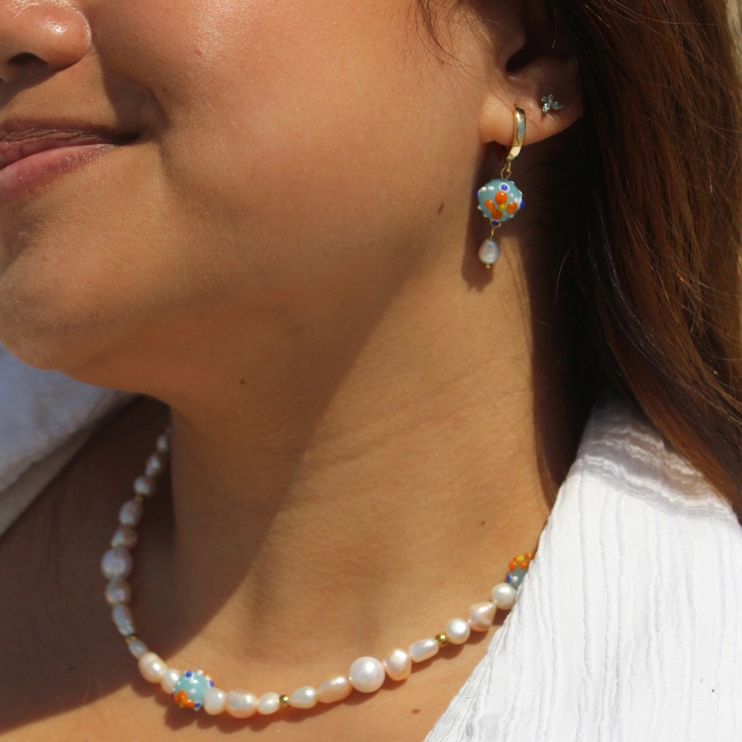 santorini earrings